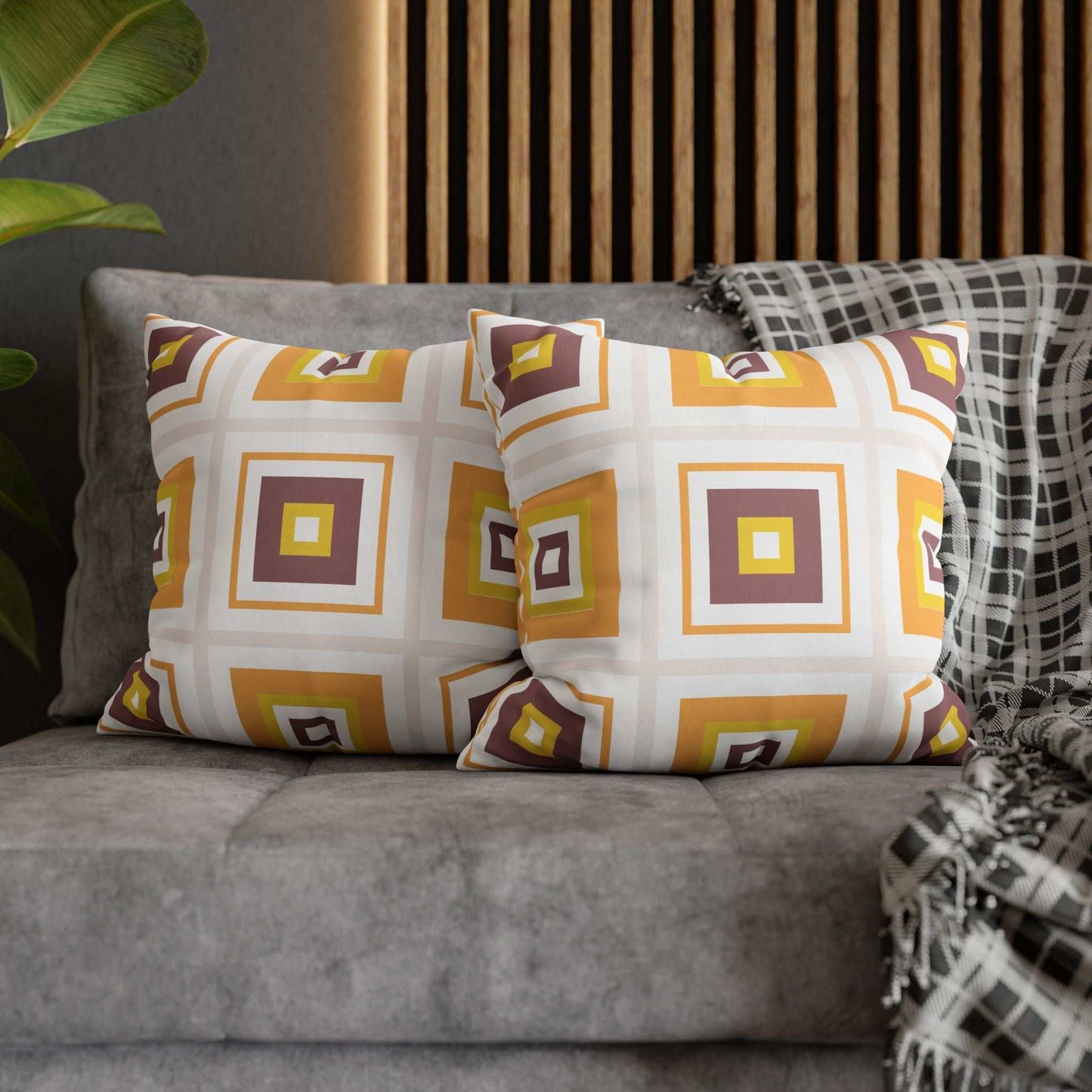 Sunset Geo Pillowcase