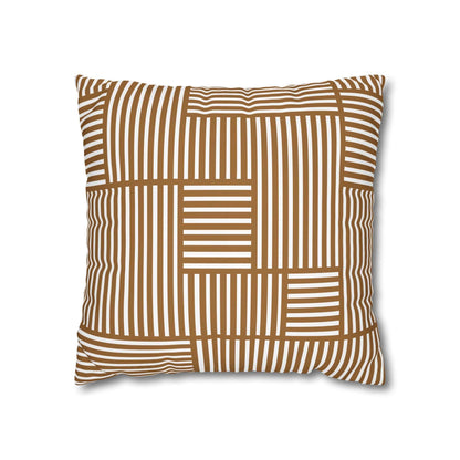Modern Geometric Gold Accent Pillowcase