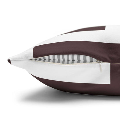 GeoStripe Choco Pillowcase