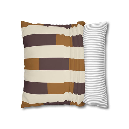 Brownie Stripe Pillowcase