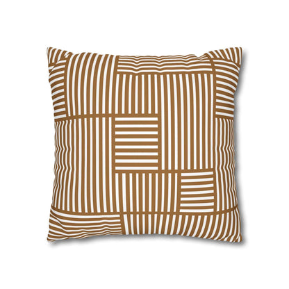 Modern Geometric Gold Accent Pillowcase