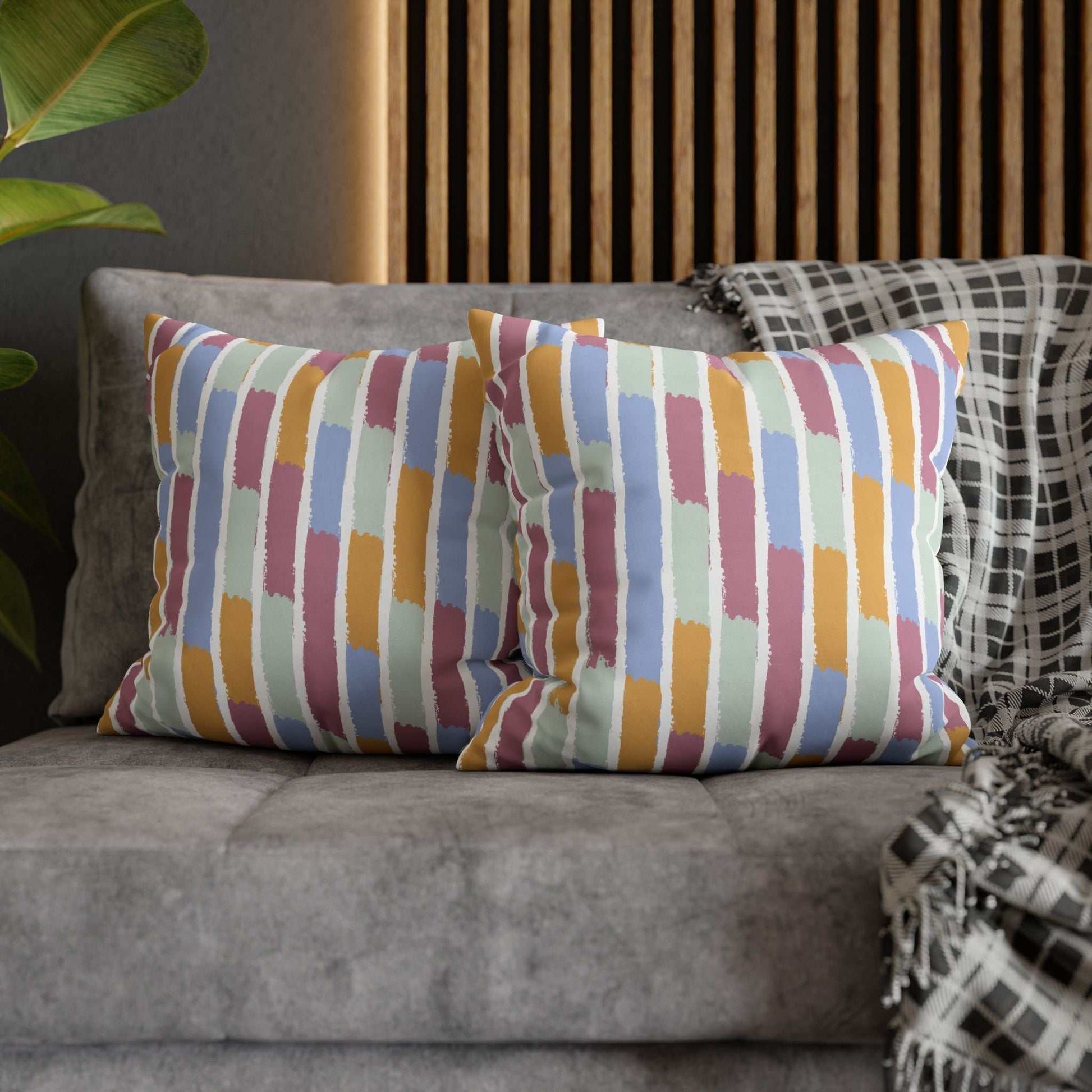 Boho Striped Mini Pillowcase