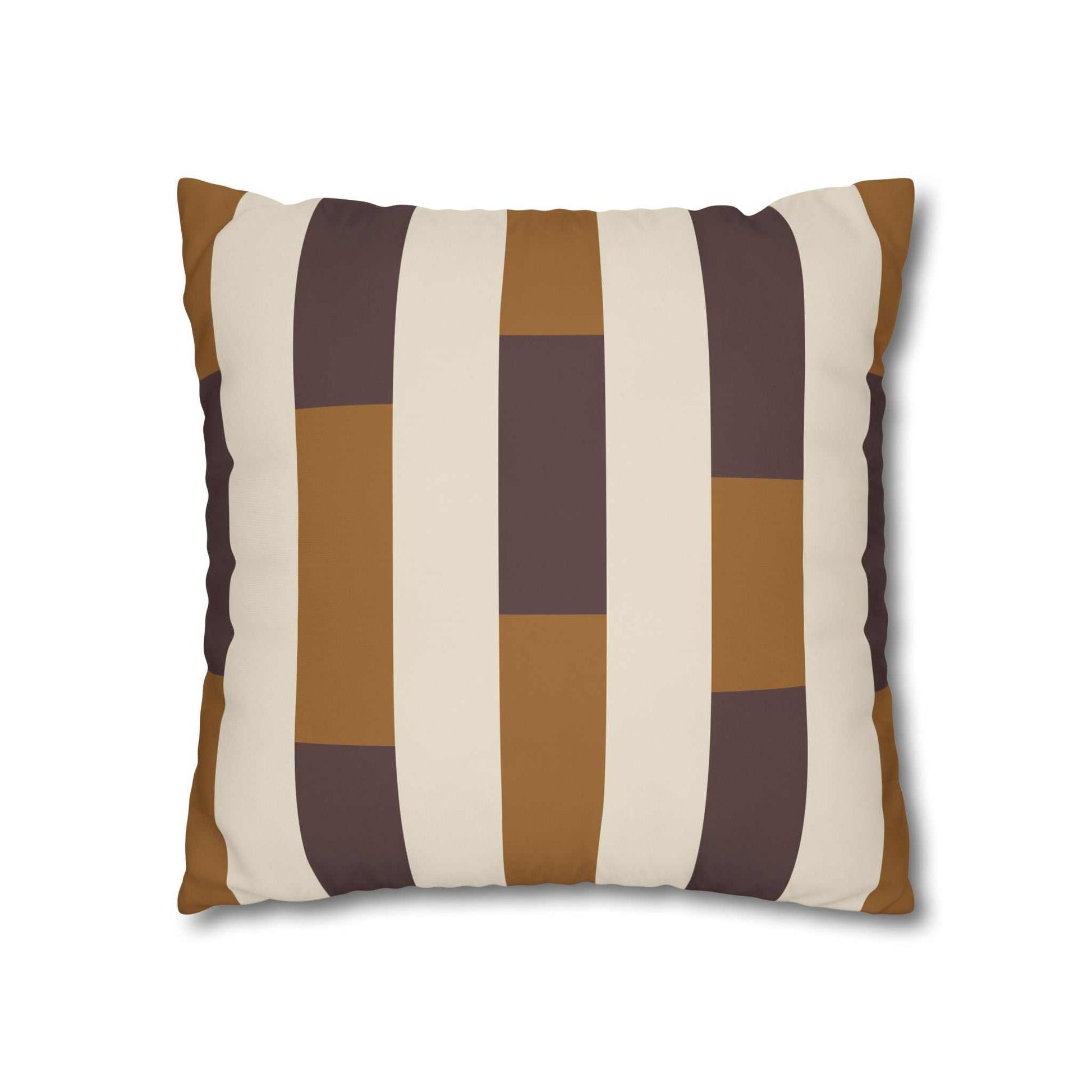 Brownie Stripe Pillowcase