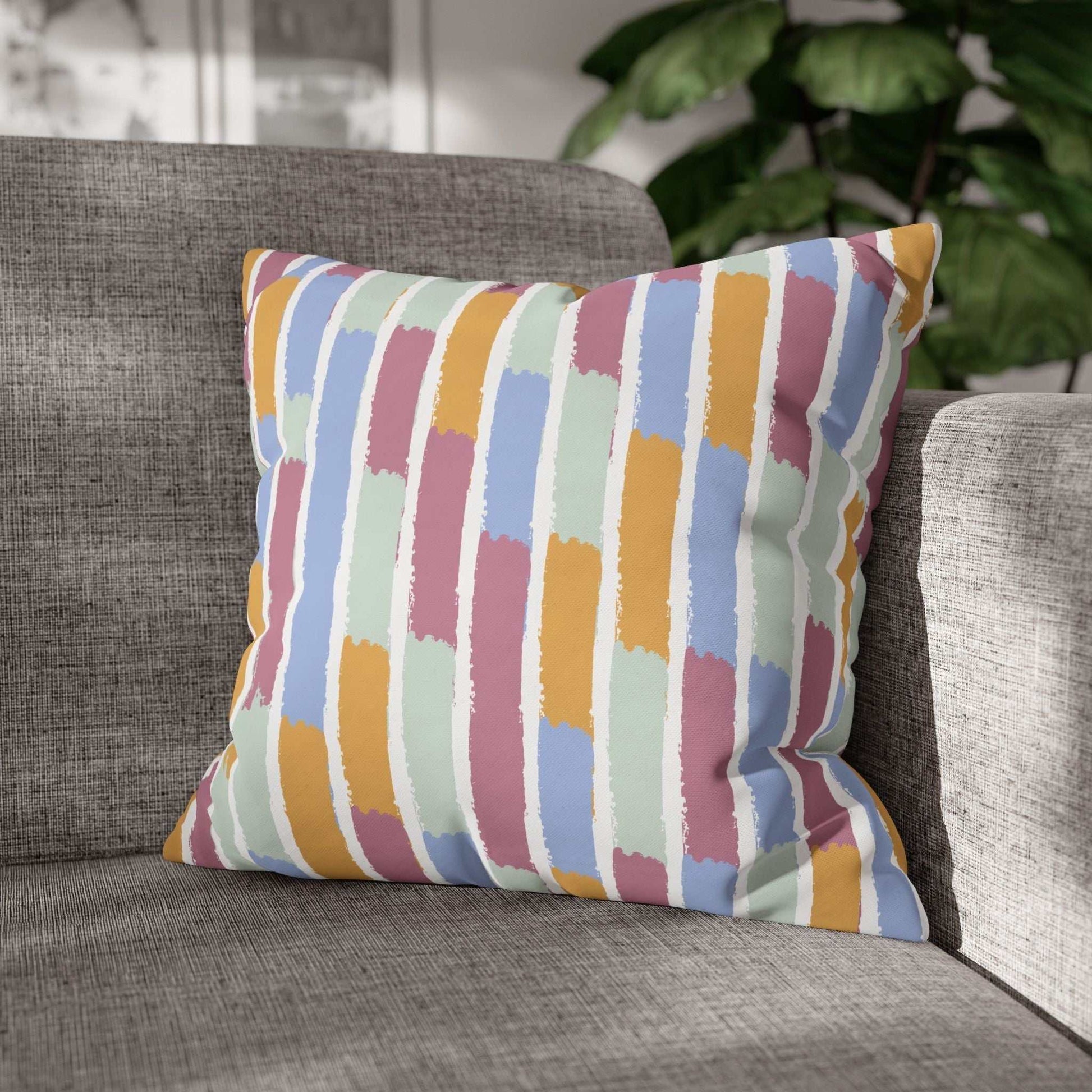 Boho Striped Mini Pillowcase
