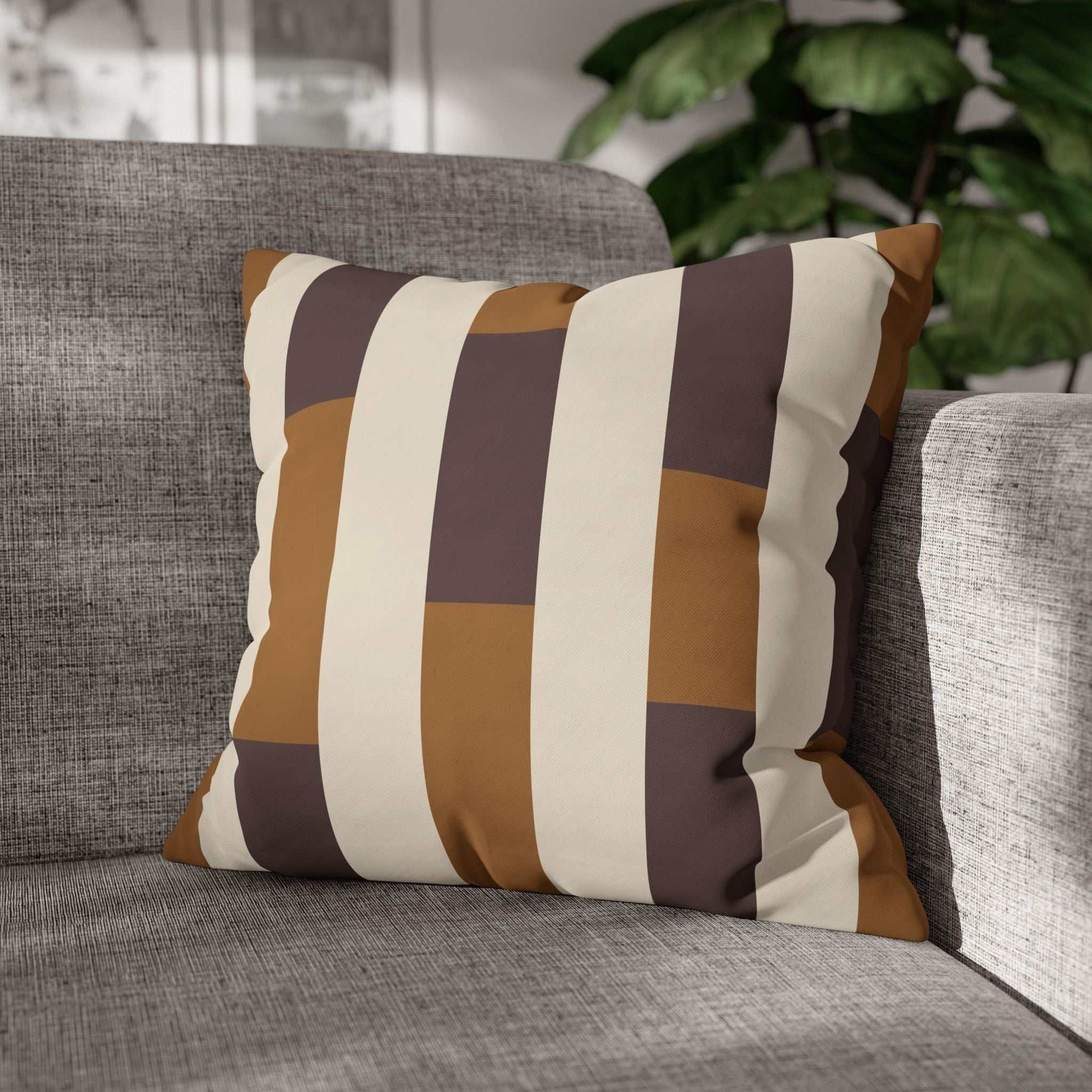 Brownie Stripe Pillowcase
