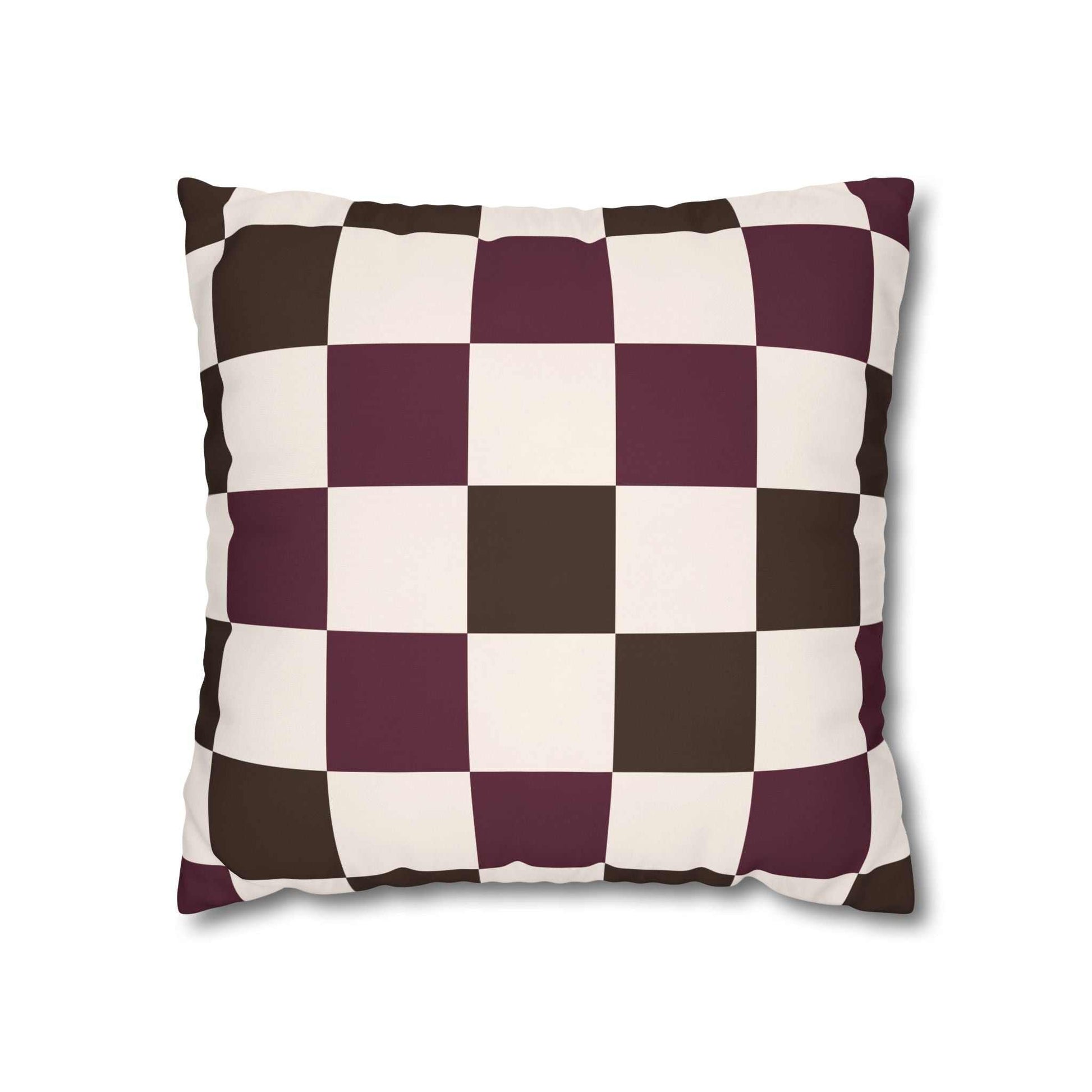 Chic Checkerboard Pillowcase