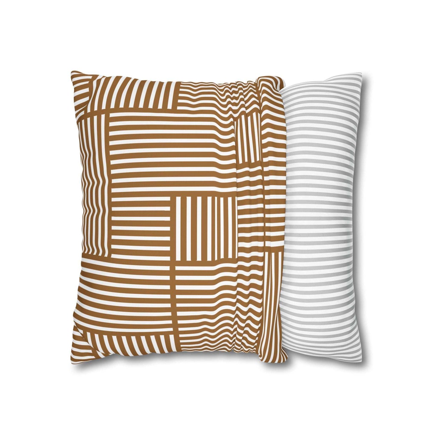 Modern Geometric Gold Accent Pillowcase