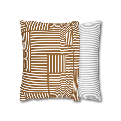 Modern Geometric Gold Accent Pillowcase