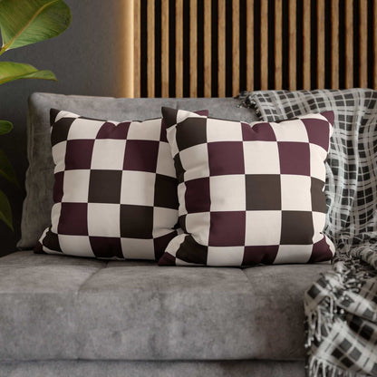 Chic Checkerboard Pillowcase